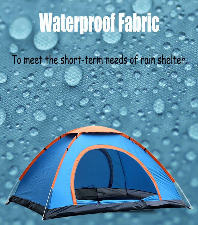 Cheap Goat Tents Portable Light Camping  Tent Suitable For 3 5 People Easy Instant Setup Protable Backpacking For Sun Shelter,Travelling,Hiking   
